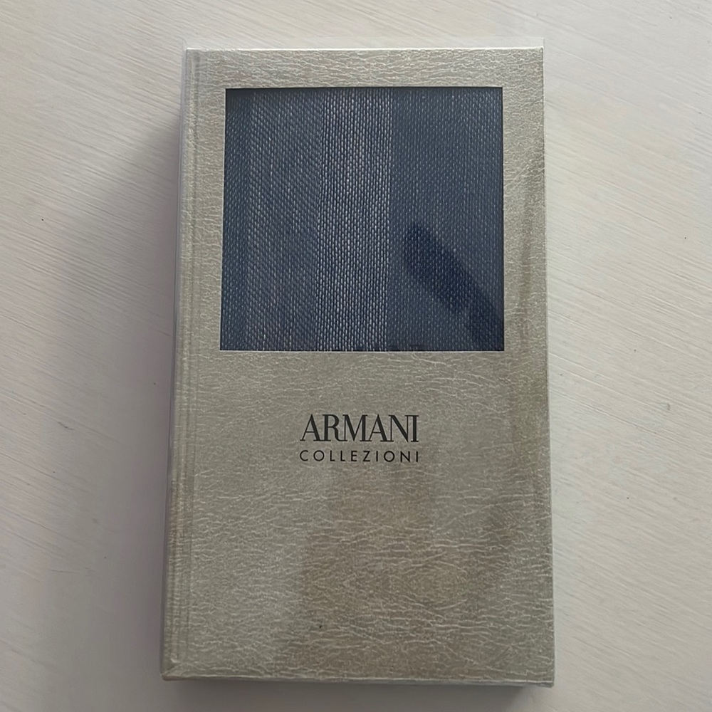 Armani Italian Scarf- Royal Blue